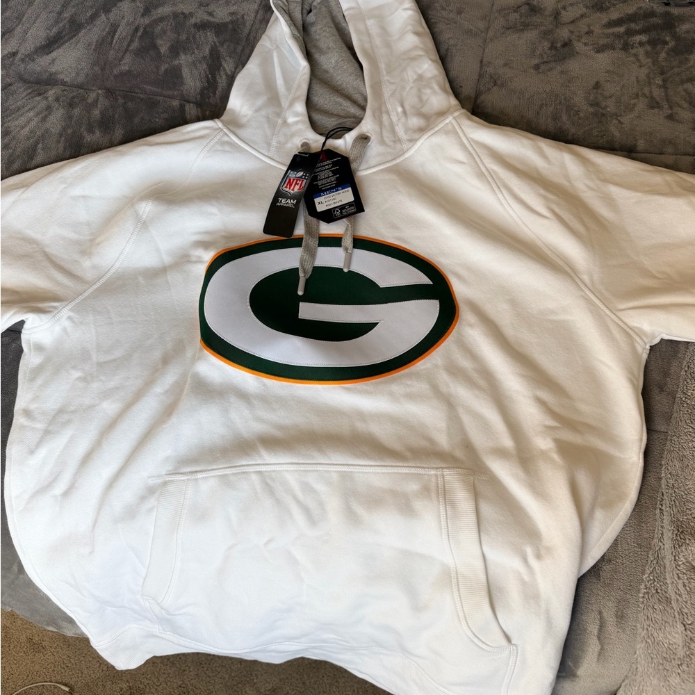 Green Bay White Hoodie